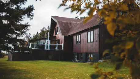 Seamlessly Blending Modern Living with Nature in a Forest Home