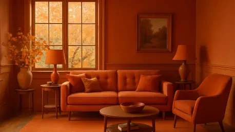 Is Orange the New Red in Fall Interior Design Trends?