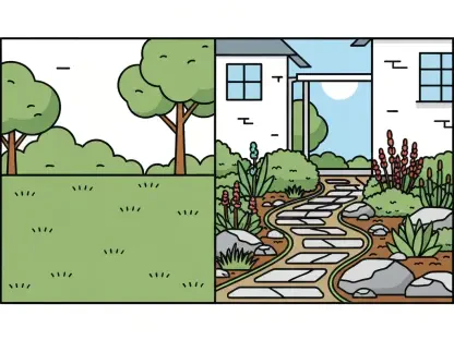 Couple Transforms Eyesore Yard Into Pollinator Paradise