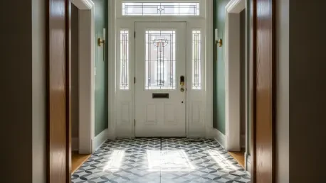 Tofani Door Anchors Midcentury Makeover of Philly Rowhome