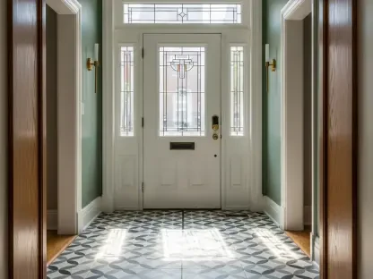 Tofani Door Anchors Midcentury Makeover of Philly Rowhome