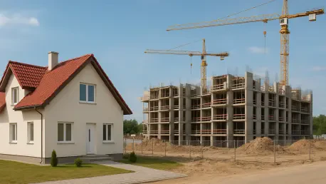 US Multifamily Housing Starts Plummet While Single-Family Gains