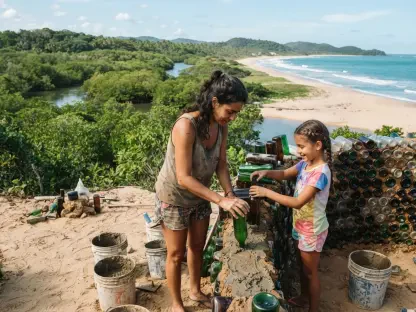 Mother and Daughter Build Sustainable Home From 8,000 Bottles