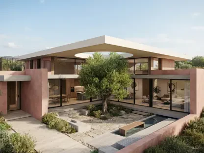 M Residence Blends Modern Geometry With the Greek Landscape